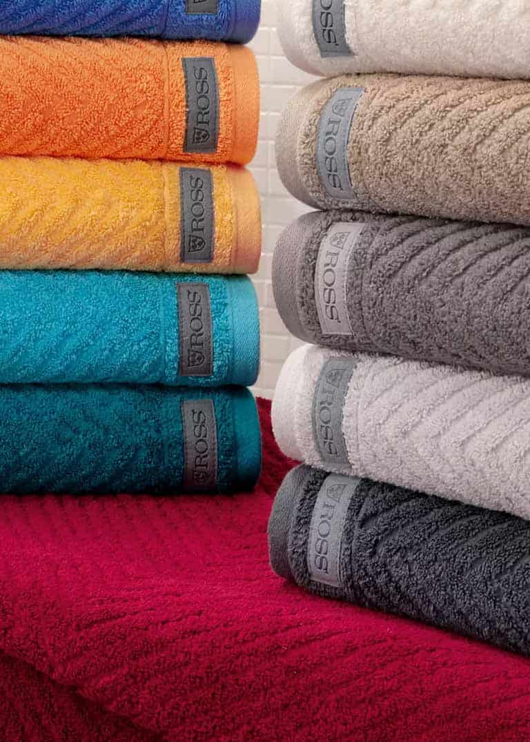 Bunte Handtuch-Stapel der Serie Smart