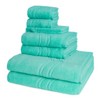 Cashmere feeling - Set 8 Teile: 2 x Waschhandschuh 2 x...