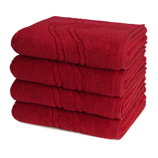 Cashmere feeling - Set 4 Teile: 4 x Handtuch