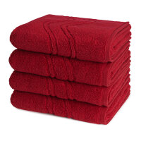 Cashmere feeling - Set 4 Teile: 4 x Handtuch