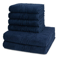Cashmere feeling - Set 6 Teile: 4 x Handtuch 2 x Duschtuch