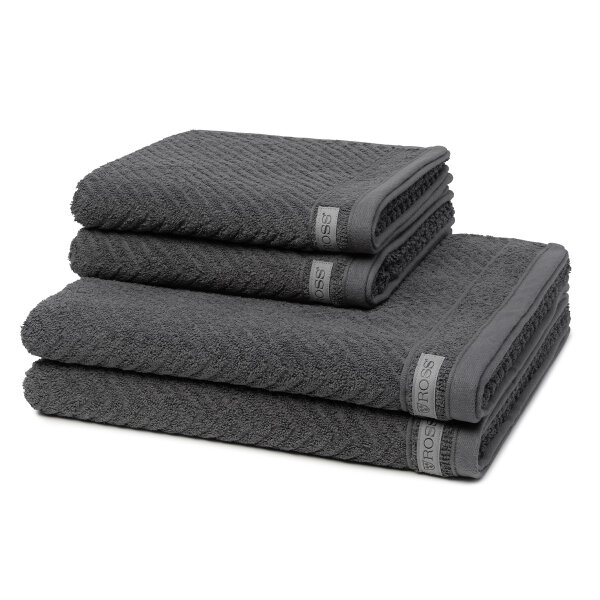 Smart - Set 4 Teile: 2 x Handtuch 2 x Duschtuch