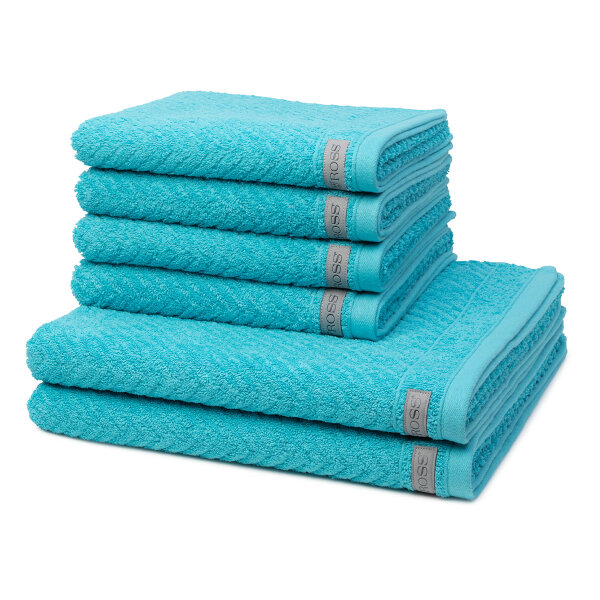 Smart - Set 6 Teile: 4 x Handtuch 2 x Duschtuch