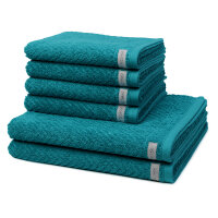 Smart - Set 6 Teile: 4 x Handtuch 2 x Duschtuch