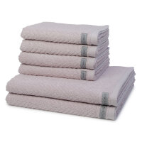 Smart - Set 6 Teile: 4 x Handtuch 2 x Duschtuch