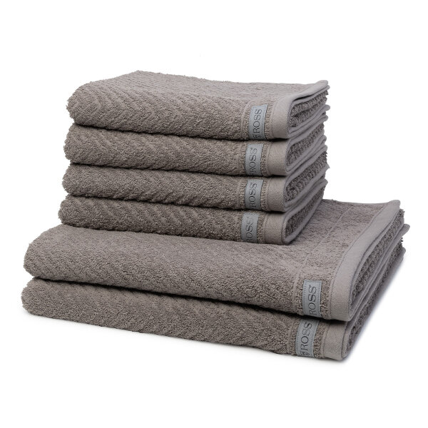 Smart - Set 6 Teile: 4 x Handtuch 2 x Duschtuch