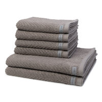 Smart - Set 6 Teile: 4 x Handtuch 2 x Duschtuch
