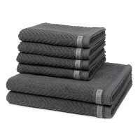 Smart - Set 6 Teile: 4 x Handtuch 2 x Duschtuch