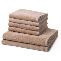Vita - Set 6 Teile: 4 x Handtuch 2 x Duschtuch
