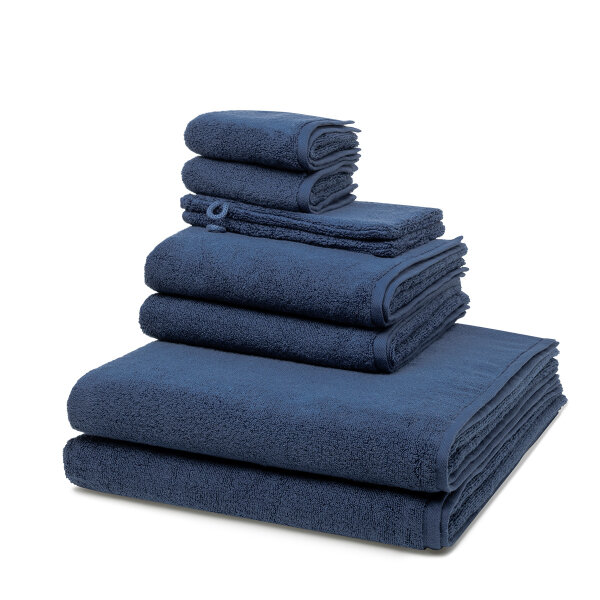 Sensual Skin - Set 8 Teile: 2 x Waschhandschuh 2 x Gästetuch 2 x Duschtuch 2 x Handtuch