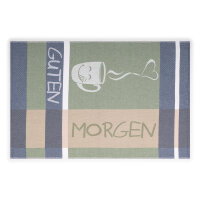Guten Morgen - 2 X Geschirr- 1 X Küchentuch im Set