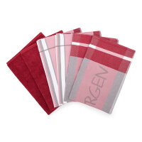 Guten Morgen - 4 X Geschirr- 2 X Küchentuch im Set