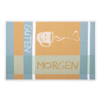 Guten Morgen - 4 X Geschirr- 2 X Küchentuch im Set