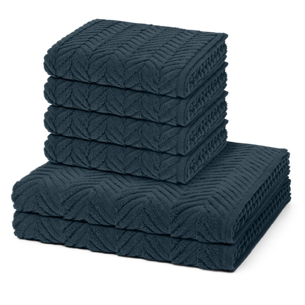 Sensual Skin Zopf - Set 6 Teile: 4 x Handtuch 2 x Duschtuch