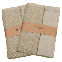 Halbleinen - 2 X Geschirr- 2 X Küchentuch im Set