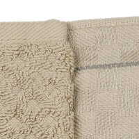 Halbleinen - 2 X Geschirr- 2 X Küchentuch im Set