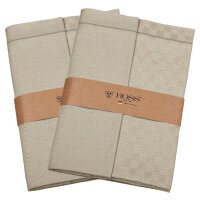 Halbleinen - 4 X Geschirrtuch im Set