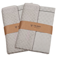 Halbleinen - 2 X Geschirr- 2 X Küchentuch im Set