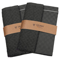 Halbleinen - 2 X Geschirr- 2 X Küchentuch im Set