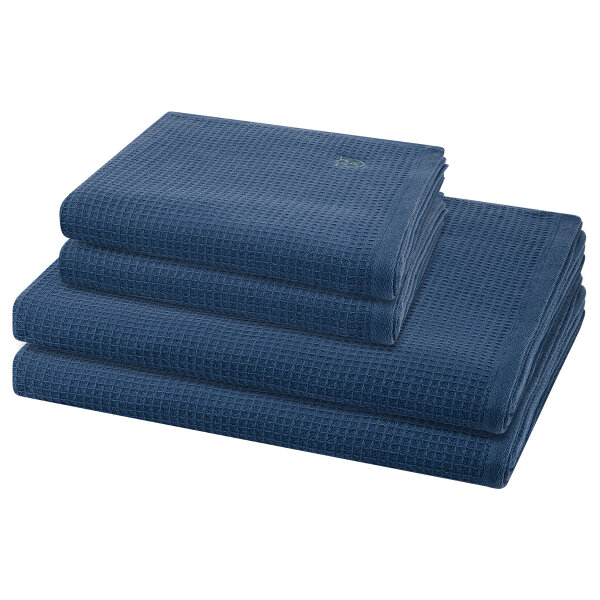 Pique - Set 4 Teile: 2 x Handtuch 2 x Duschtuch