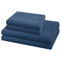 Pique - Set 4 Teile: 2 x Handtuch 2 x Duschtuch