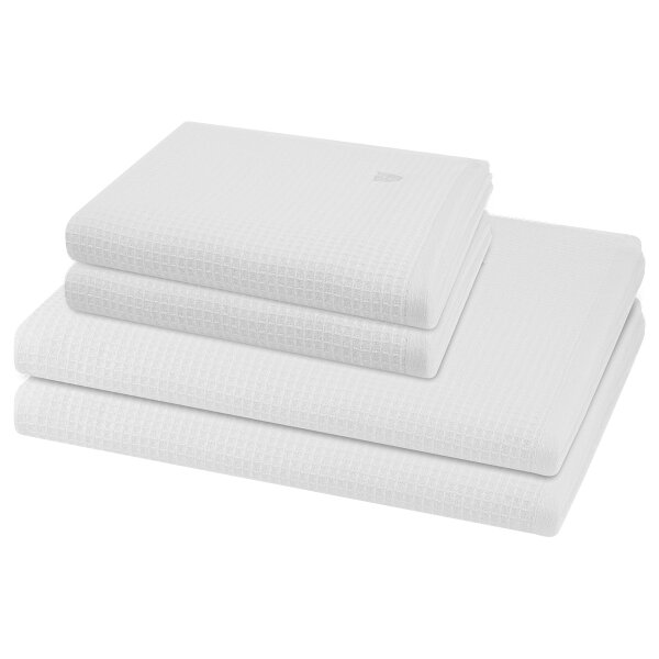 Pique - Set 4 Teile: 2 x Handtuch 2 x Duschtuch