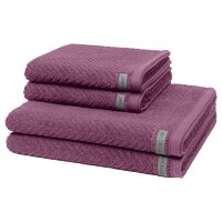 Smart - Set 4 Teile: 2 x Handtuch 2 x Duschtuch