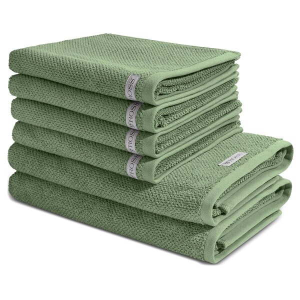 Selection - Set 6 Teile: 4 x Handtuch 2 x Duschtuch
