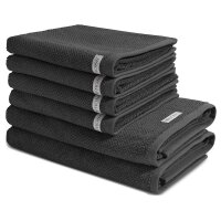 Selection - Set 6 Teile: 4 x Handtuch 2 x Duschtuch