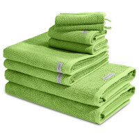 Selection - Set 8 Teile: 2 x Waschhandschuh 2 x...