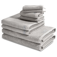 Selection - Set 8 Teile: 2 x Waschhandschuh 2 x...