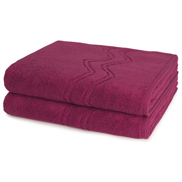 Cashmere feeling - Set 2 Teile: 2 x Duschtuch
