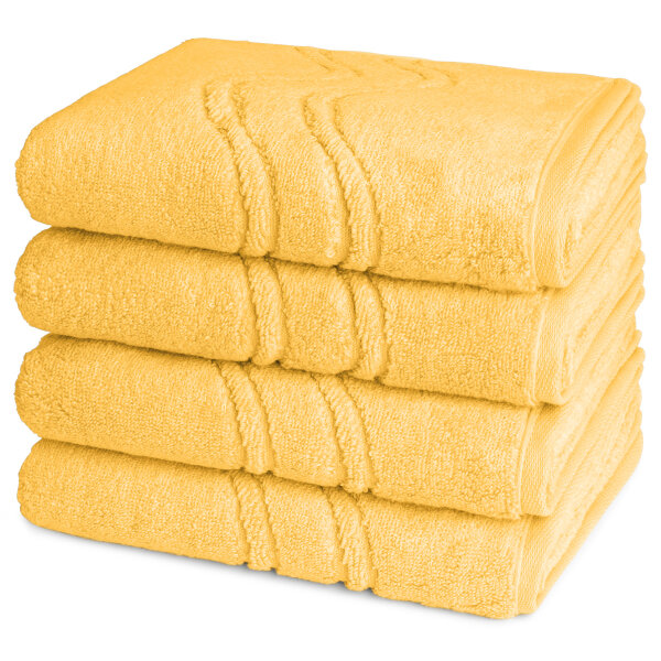 Cashmere feeling - Set 4 Teile: 4 x Handtuch