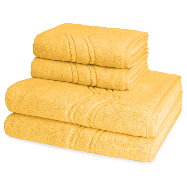 Cashmere feeling - Set 4 Teile: 2 x Handtuch 2 x Duschtuch