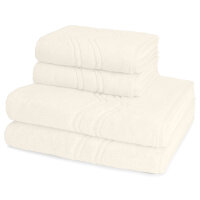 Cashmere feeling - Set 4 Teile: 2 x Handtuch 2 x Duschtuch