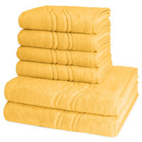 Cashmere feeling - Set 6 Teile: 4 x Handtuch 2 x Duschtuch