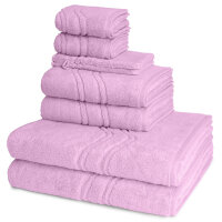 Cashmere feeling - Set 8 Teile: 2 x Waschhandschuh 2 x...