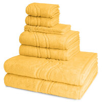 Cashmere feeling - Set 8 Teile: 2 x Waschhandschuh 2 x...