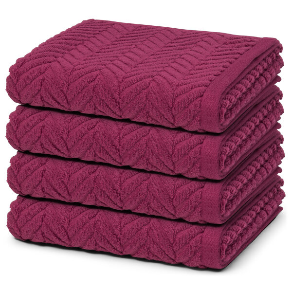 Sensual Skin Zopf - Set 4 Teile: 4 x Handtuch