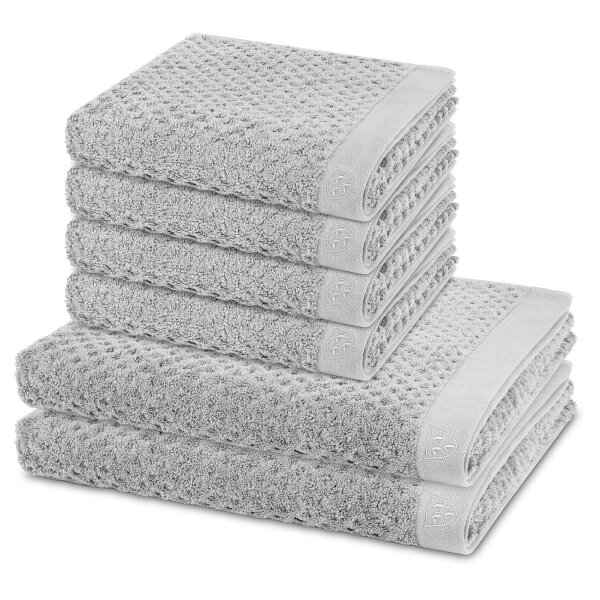 Harmony - Set 6 Teile: 4 x Handtuch 2 x Duschtuch