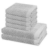 Harmony - Set 6 Teile: 4 x Handtuch 2 x Duschtuch