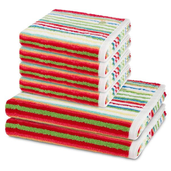 Vita - Set 6 Teile: 4 x Handtuch 2 x Duschtuch