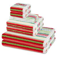 Vita - Set 8 Teile: 2 x Waschhandschuh 2 x Gästetuch...