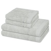 Rubin - Set 4 Teile: 2 x Handtuch 2 x Duschtuch
