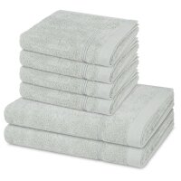 Rubin - Set 6 Teile: 4 x Handtuch 2 x Duschtuch