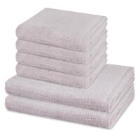 Premium - Set 6 Teile: 4 x Handtuch 2 x Duschtuch