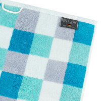 Cashmere feeling Karo - Set 4 Teile: 4 x Handtuch