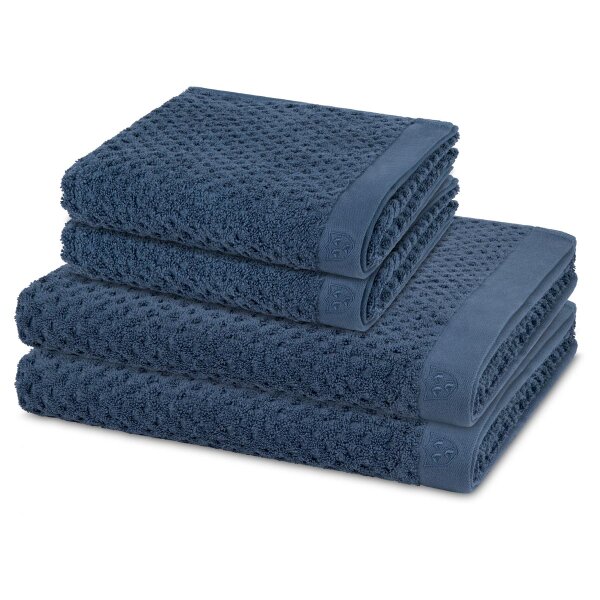 Harmony - Set 4 Teile: 2 x Handtuch 2 x Duschtuch