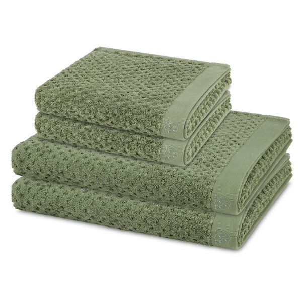 Harmony - Set 4 Teile: 2 x Handtuch 2 x Duschtuch