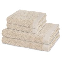 Harmony - Set 4 Teile: 2 x Handtuch 2 x Duschtuch